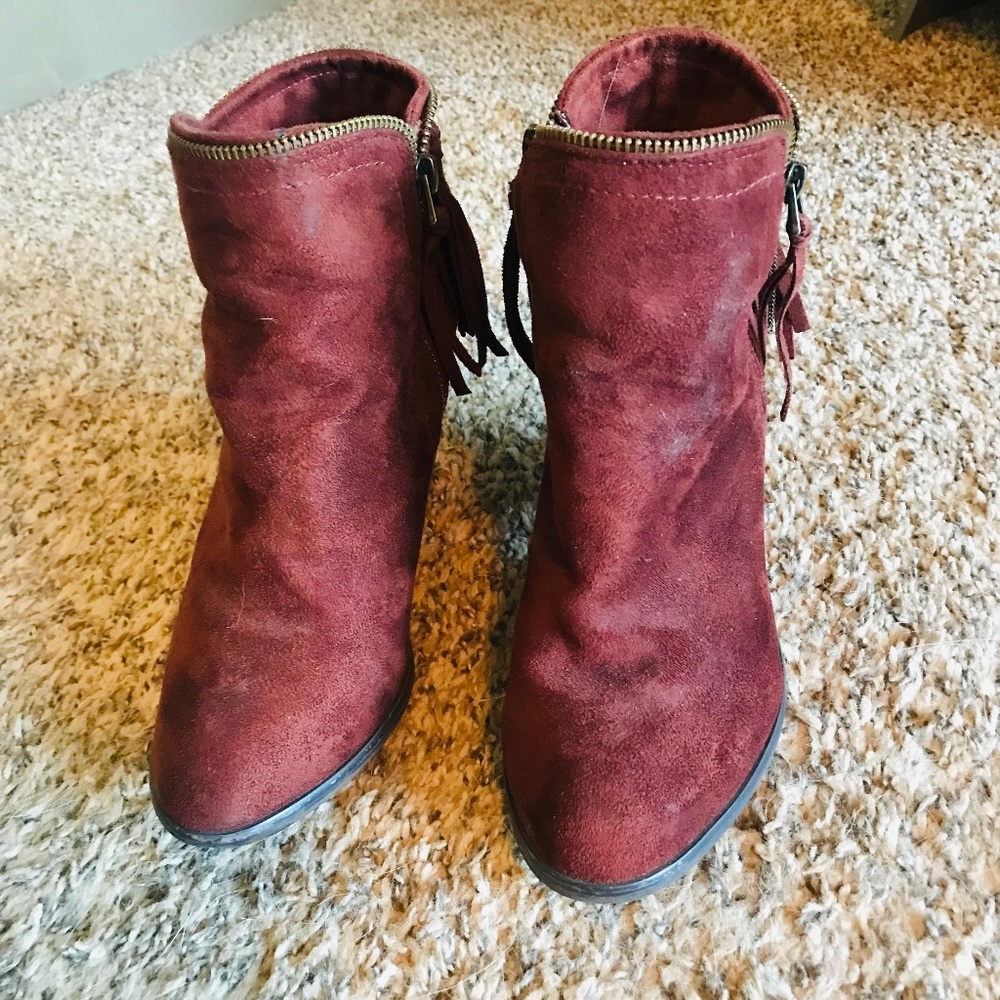 Fringed boots